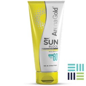 ArenaGold Sunscreen SPF UVA 60 PA+ with Vitamin E - 100g